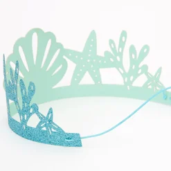 Mermaid Party Crowns (x 8)><noscript><img width=