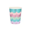 Mermaid Scalloped Fringe Cups (x 8)>Meri Meri Clearance