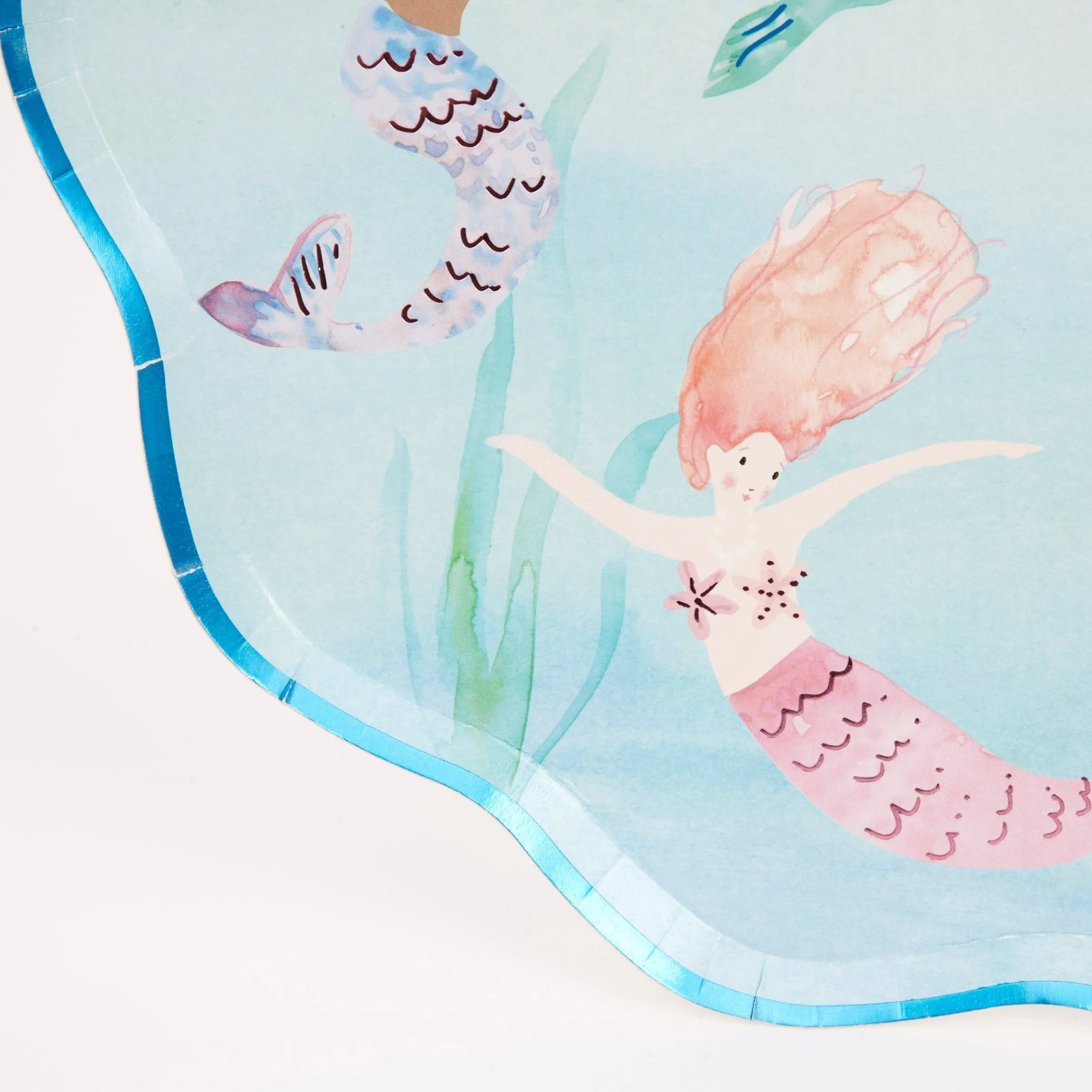 Mermaids Swimming Plates (x 8)>Meri Meri Online