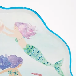 Mermaids Swimming Plates (x 8)><noscript><img width=