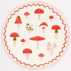 Merry Mushrooms Dinner Plates (x 8)>Meri Meri Sale