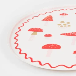 Merry Mushrooms Dinner Plates (x 8)><noscript><img width=