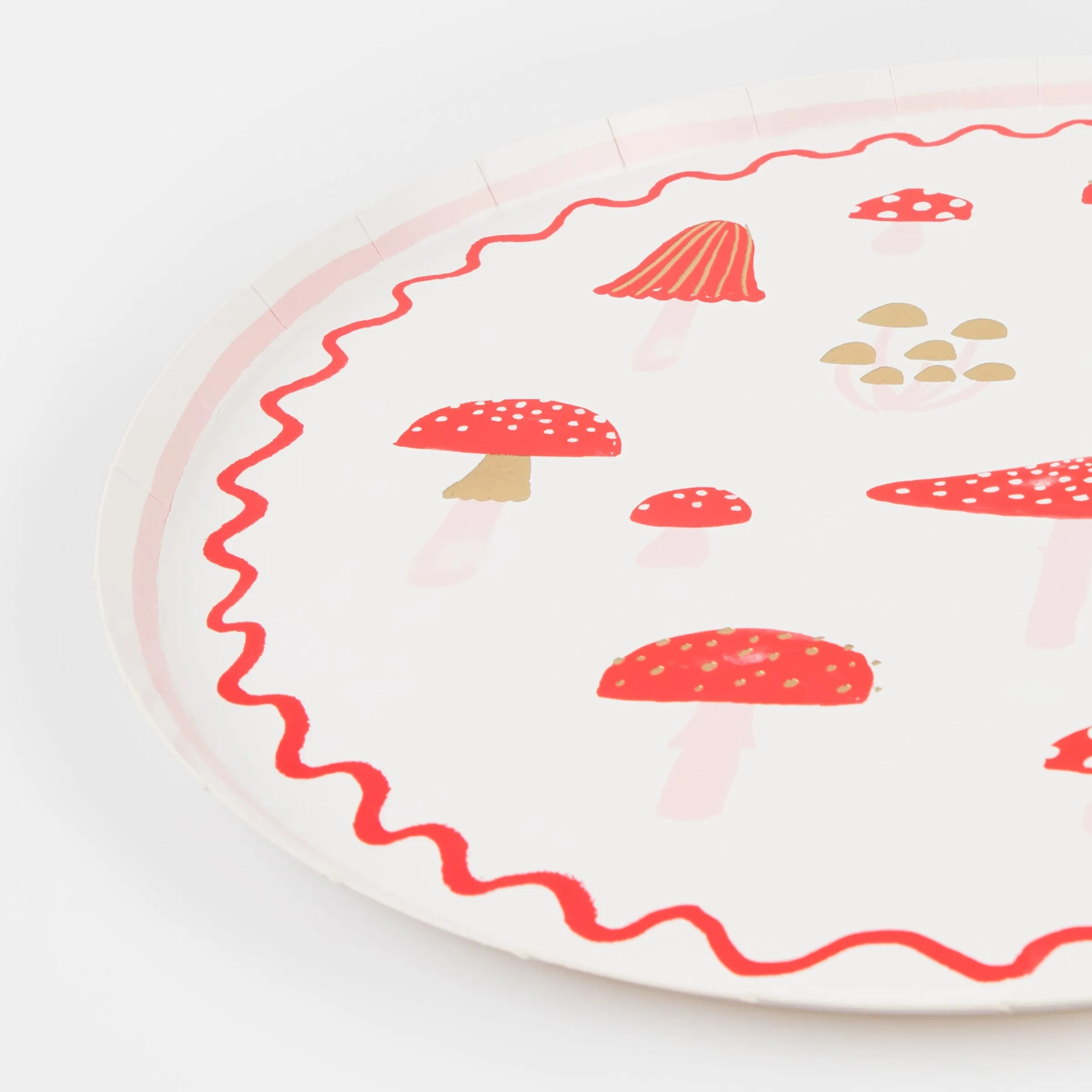 Merry Mushrooms Dinner Plates (x 8)>Meri Meri Sale
