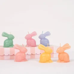 Mini Bunny Candles (x 6)>Meri Meri Discount