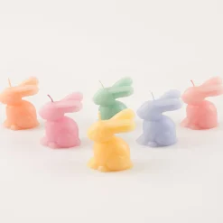 Mini Bunny Candles (x 6)>Meri Meri Discount