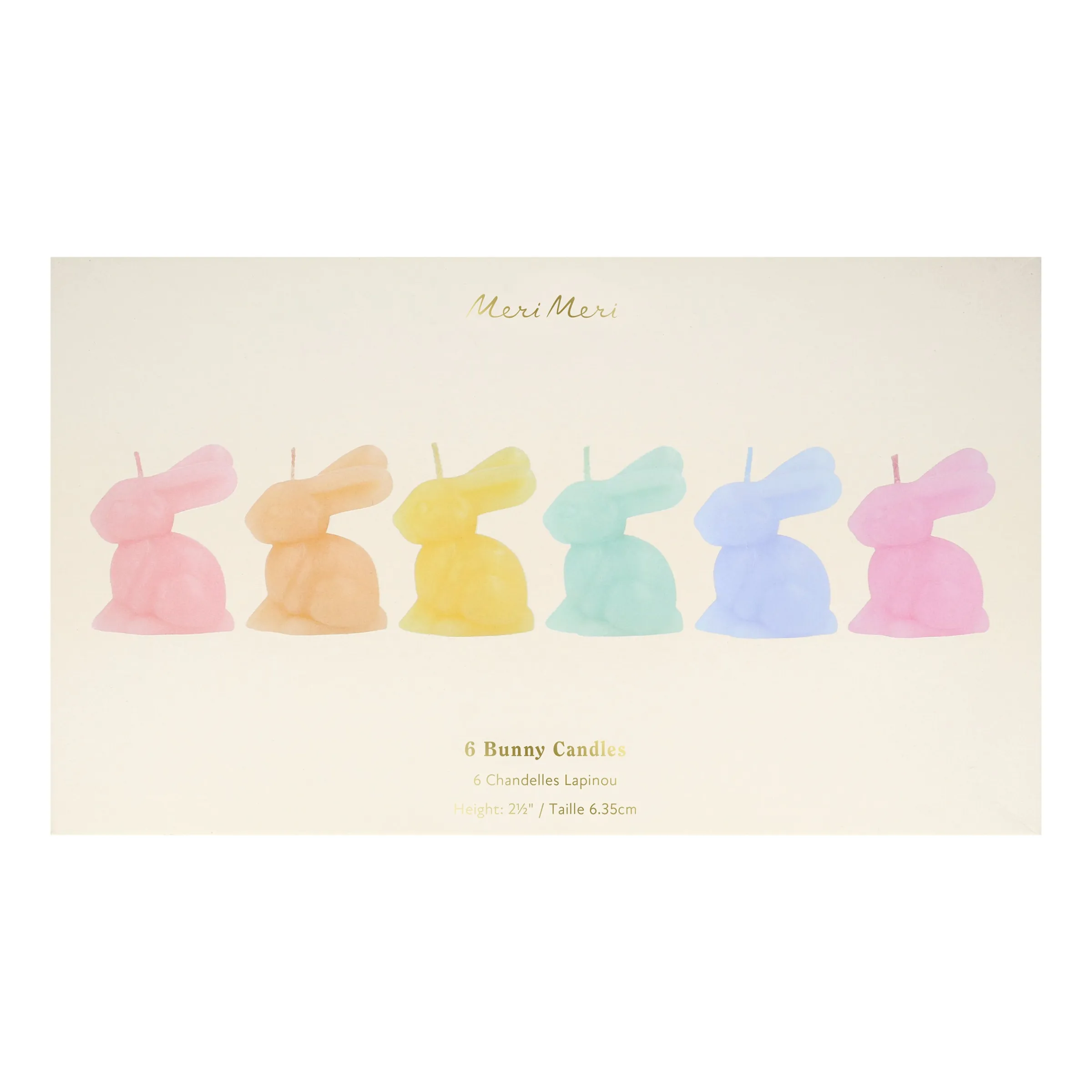 Mini Bunny Candles (x 6)>Meri Meri Discount