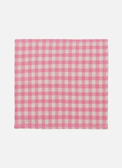 Mini Gingham Peony Kids Napkins>Meri Meri Sale