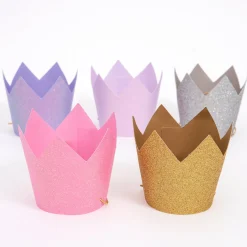 Mini Glitter Party Crowns (x 8)>Meri Meri Discount