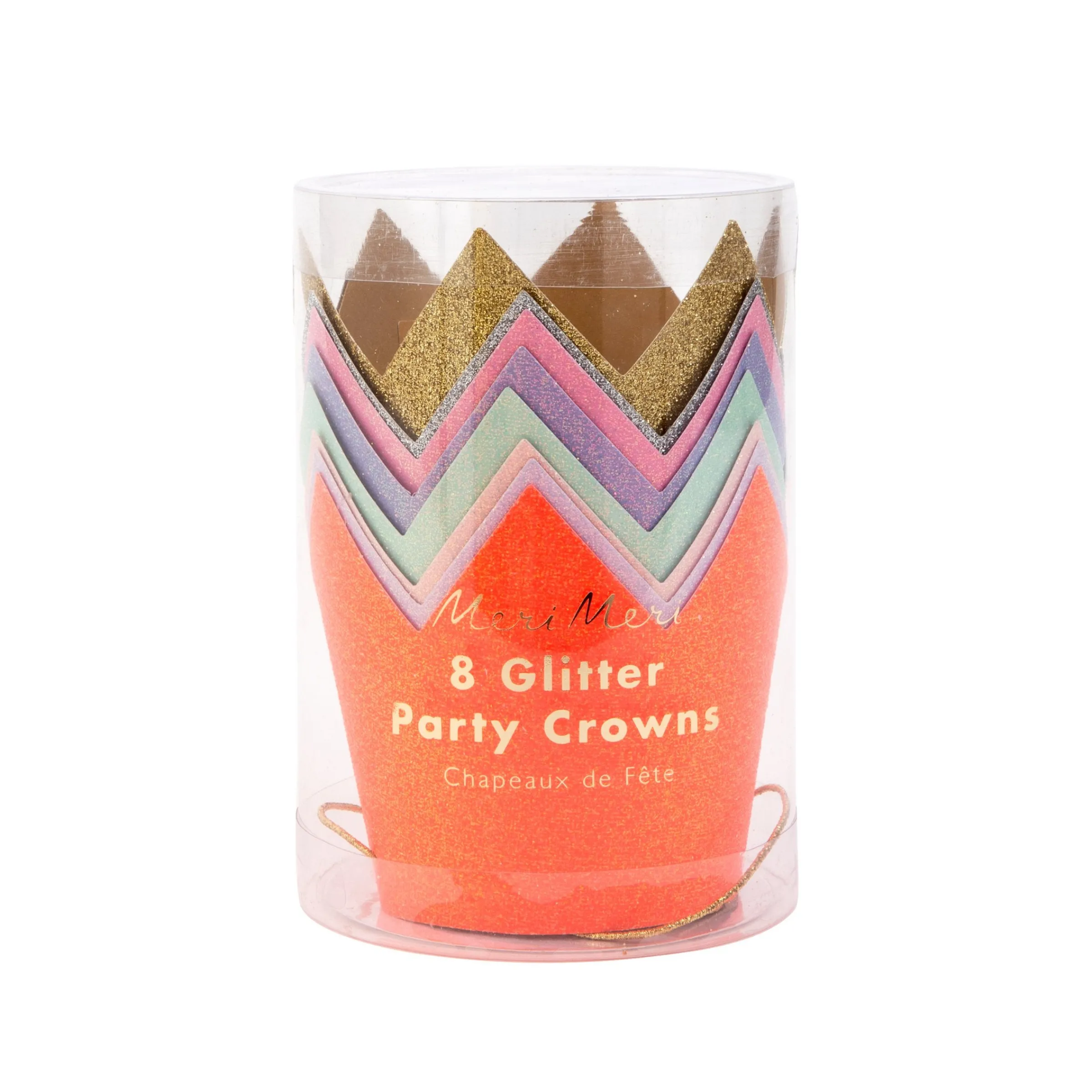 Mini Glitter Party Crowns (x 8)>Meri Meri Discount