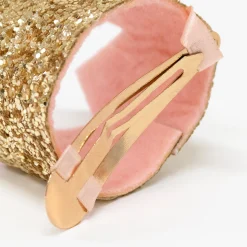 Mini Gold Glitter Crown Hair Clip><noscript><img data-lazyloaded=