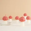 Mini Mushroom Candles (x 6)>Meri Meri Clearance