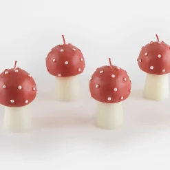 Mini Mushroom Candles (x 6)><noscript><img width=