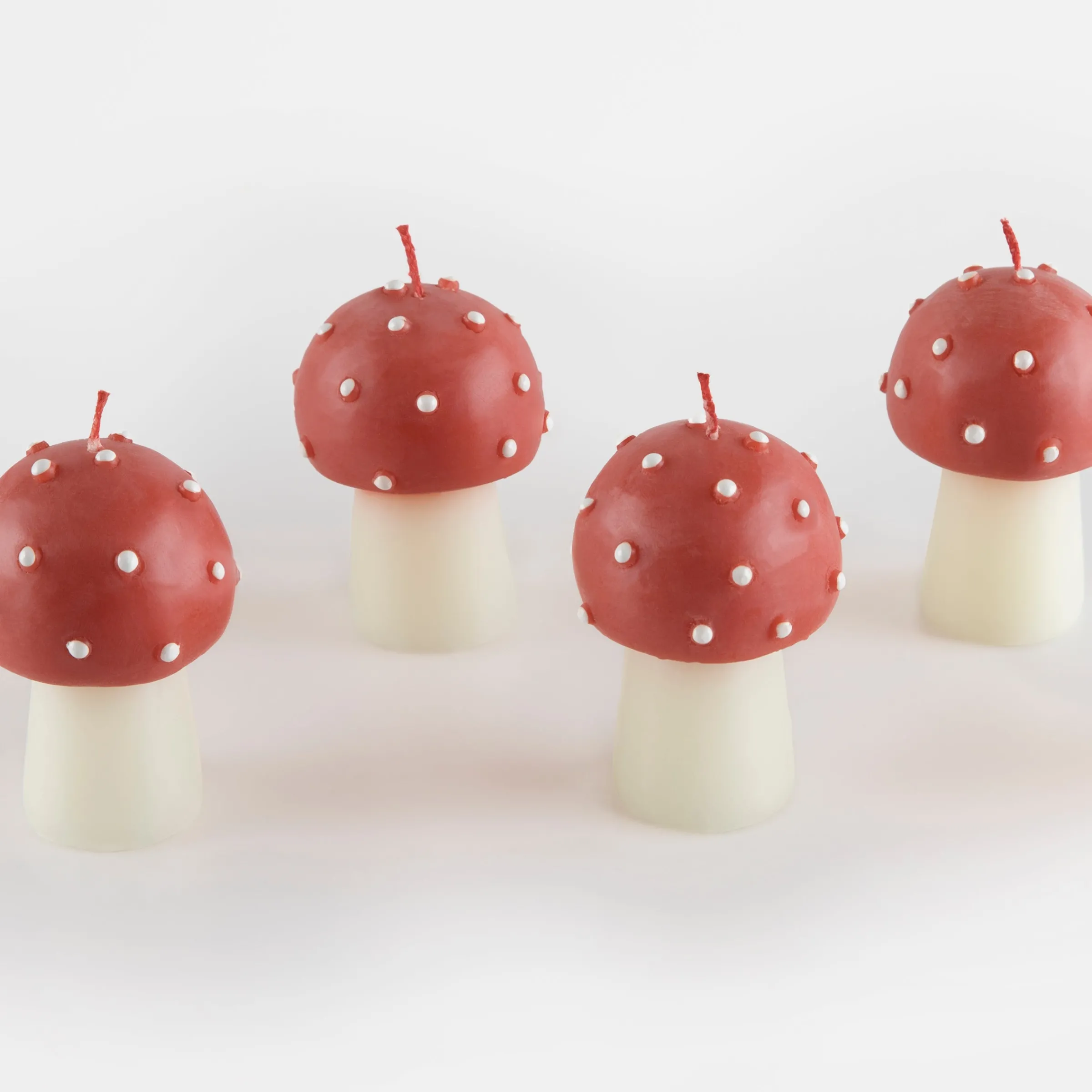 Mini Mushroom Candles (x 6)>Meri Meri Clearance