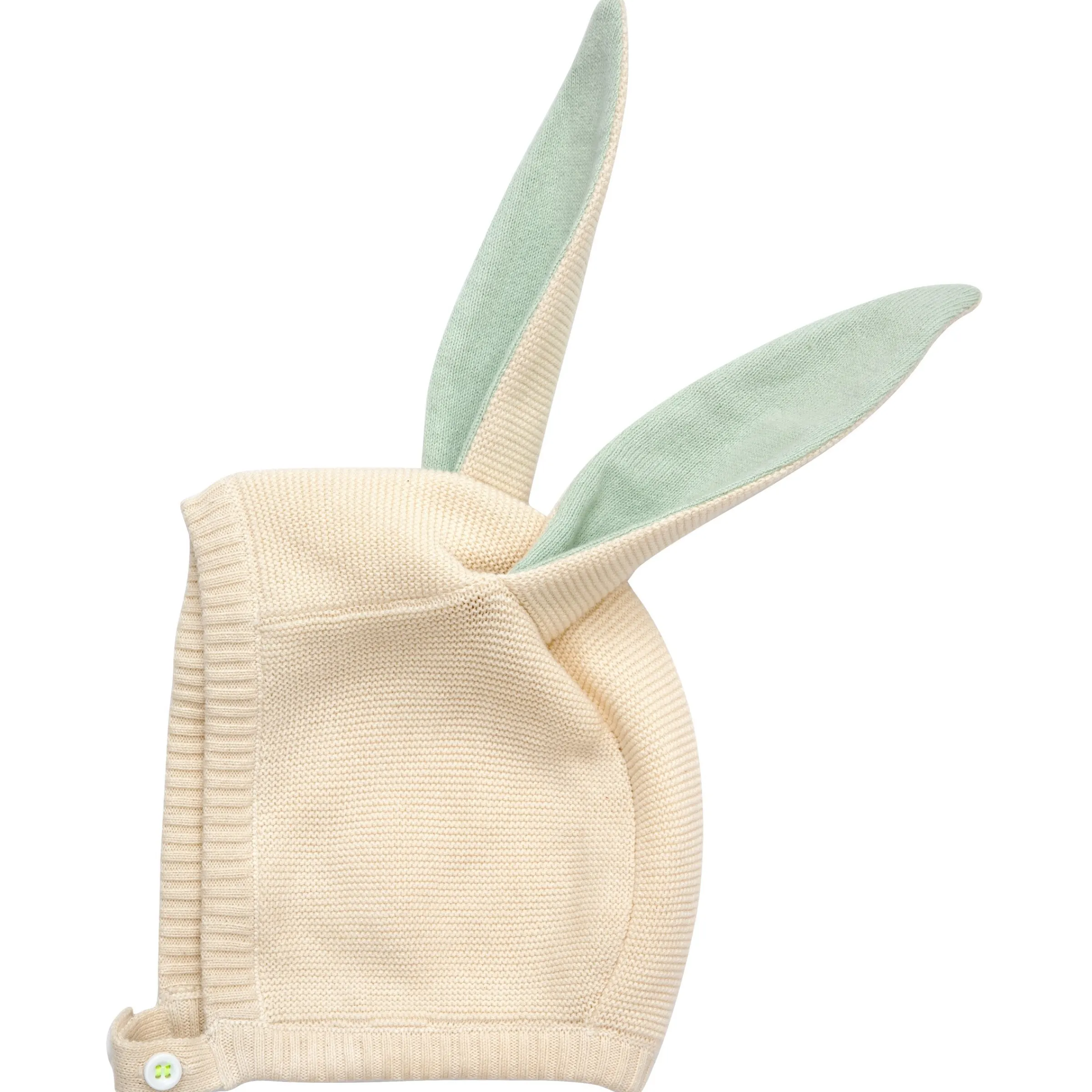 Mint Bunny Baby Bonnet>Meri Meri Clearance