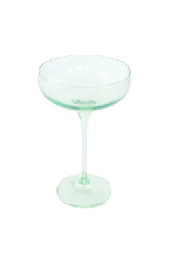 Mint Green Champagne Coupe Stemware (x 6)><noscript><img width=