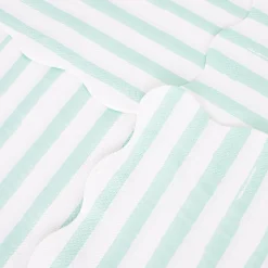 Mint Stripe Large Napkins (x 16)><noscript><img width=