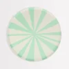 Mint Stripe Side Plates (x 8)>Meri Meri Discount