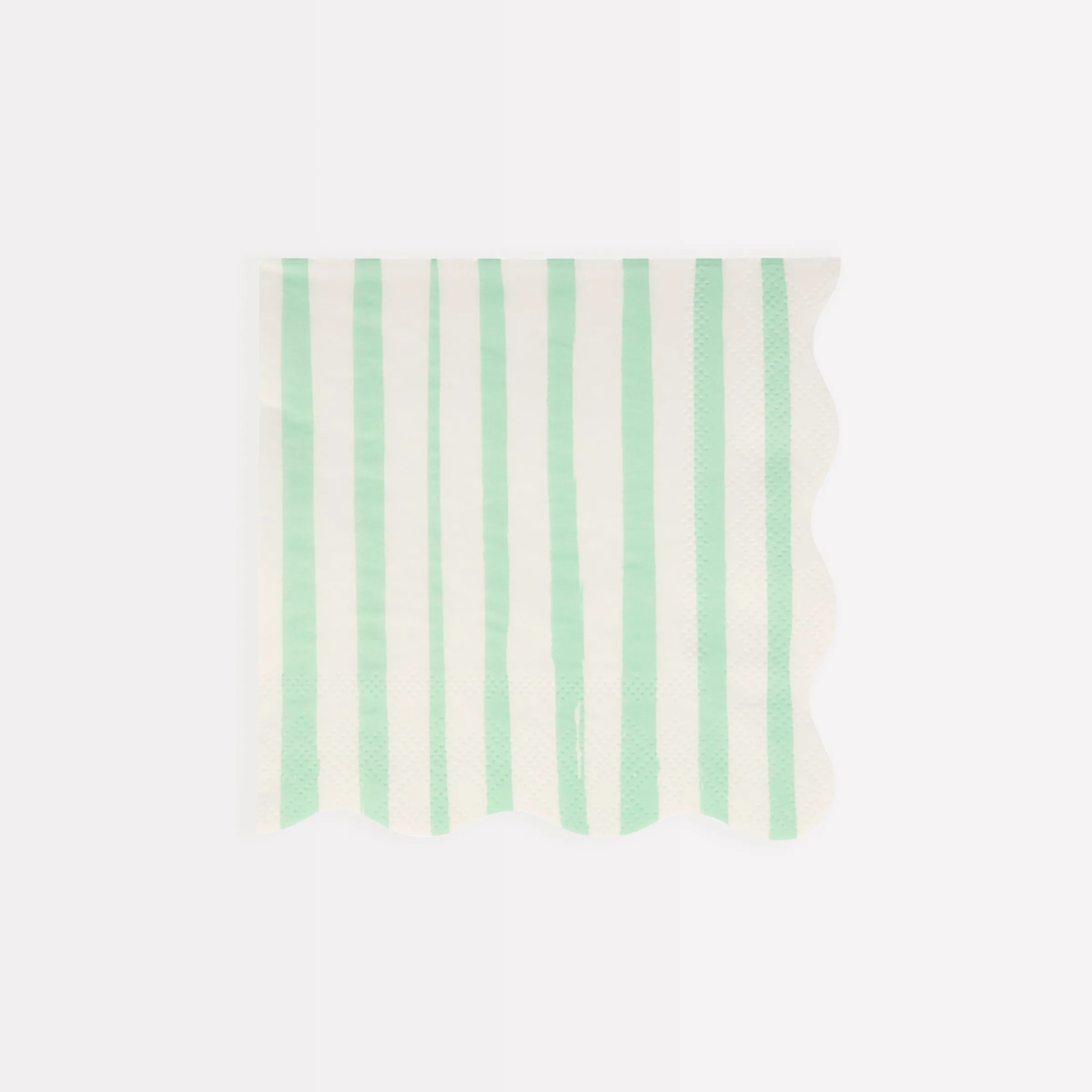 Mint Stripe Small Napkins (x 16)>Meri Meri Sale