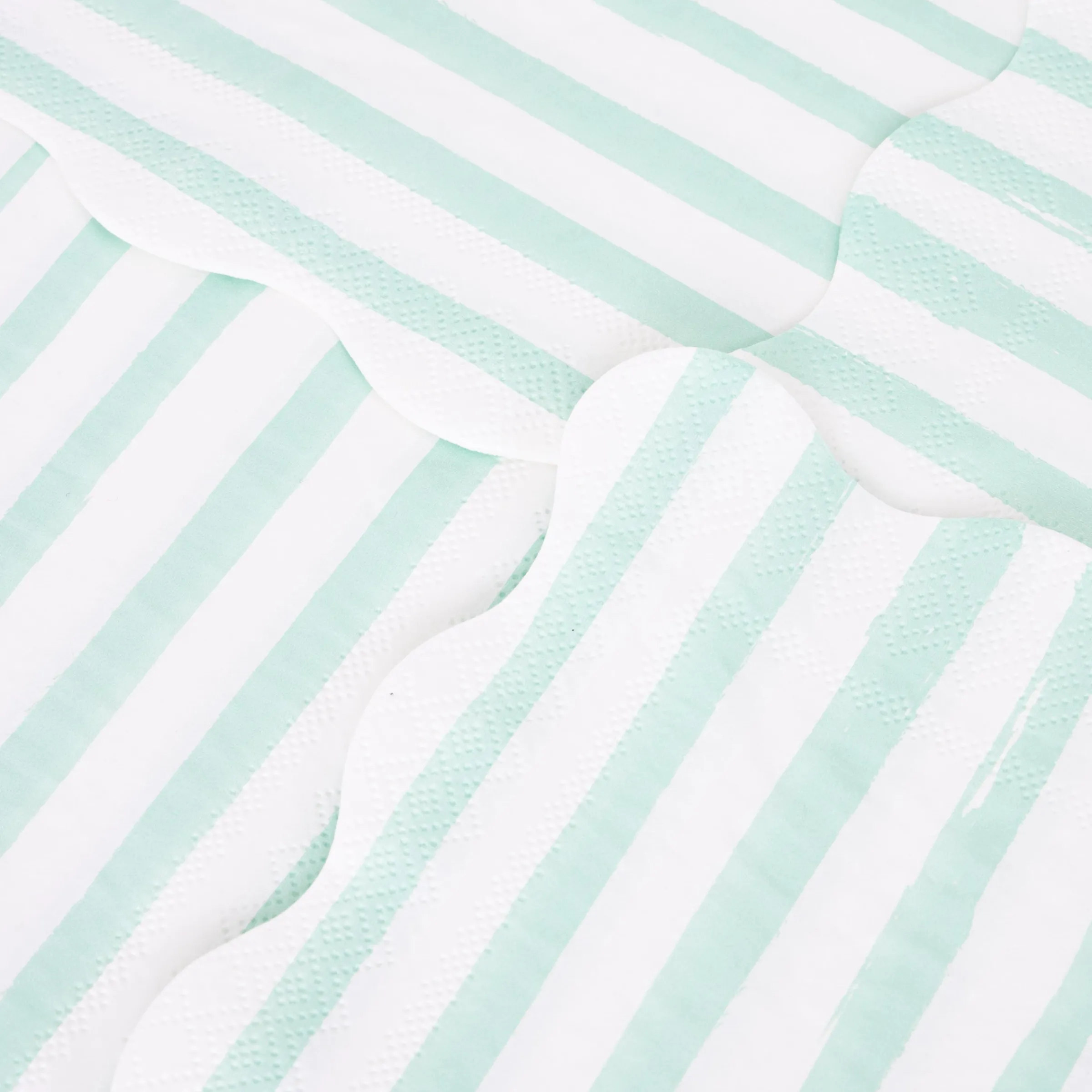 Mint Stripe Small Napkins (x 16)>Meri Meri Sale