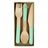 Mint Wooden Cutlery Set (x 24)>Meri Meri Outlet