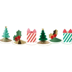 Mixed Christmas Party Hats (x 6)><noscript><img width=