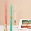 Mixed Gold Star Taper Candles (x 6)>Meri Meri Online