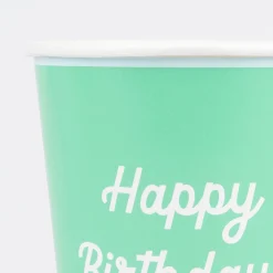 Mixed Happy Birthday Cups (x 8)><noscript><img width=