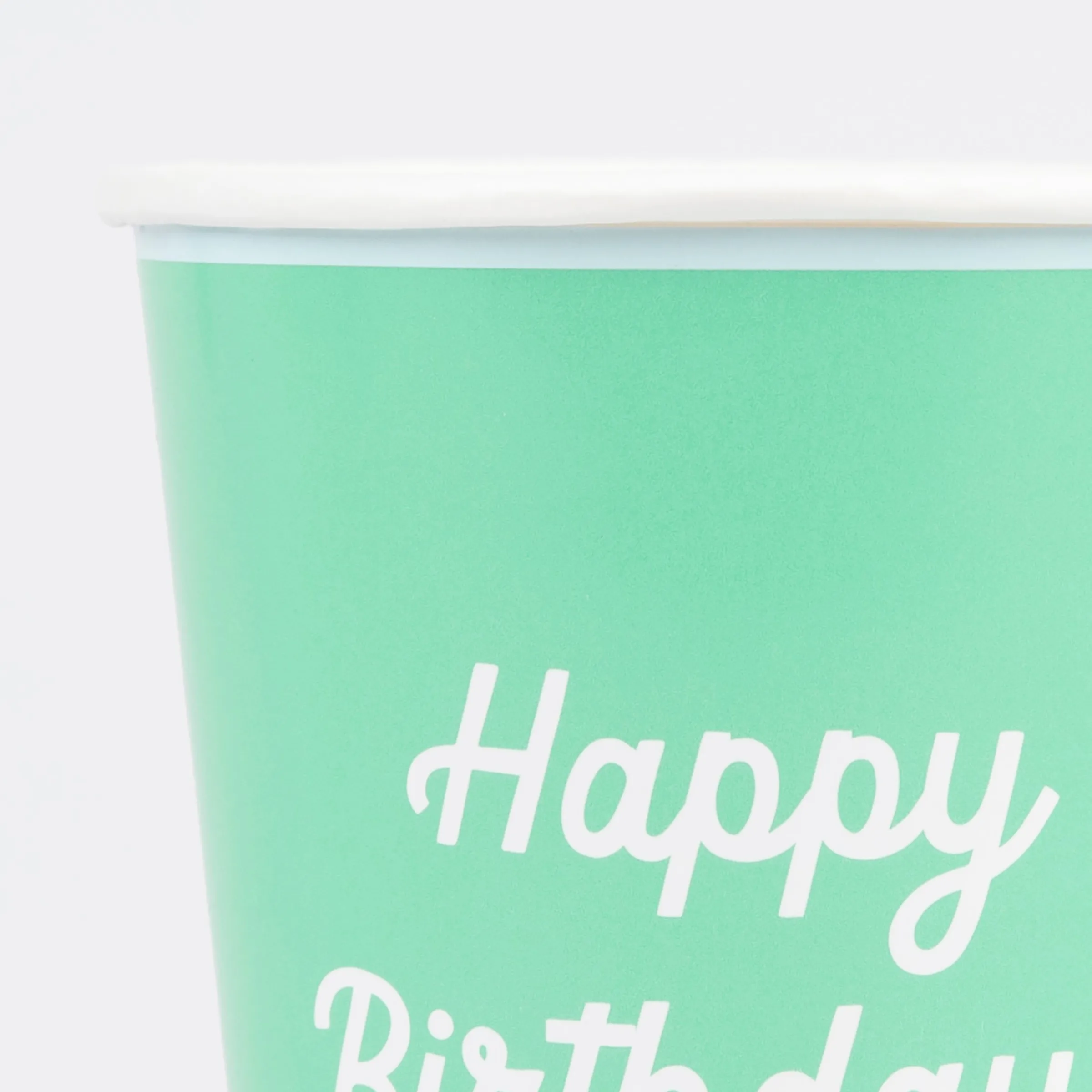 Mixed Happy Birthday Cups (x 8)>Meri Meri Best