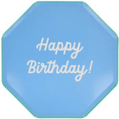 Mixed Happy Birthday Dinner Plates (x 8)><noscript><img width=