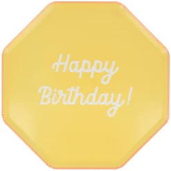 Mixed Happy Birthday Dinner Plates (x 8)><noscript><img width=