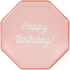 Mixed Happy Birthday Dinner Plates (x 8)><noscript><img width=