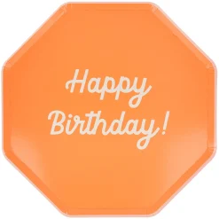 Mixed Happy Birthday Dinner Plates (x 8)><noscript><img width=