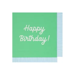 Mixed Happy Birthday Large Napkins (x 16)><noscript><img width=