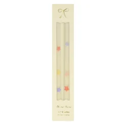 Mixed Star Taper Candles (x 2)><noscript><img width=