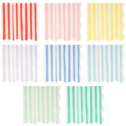 Mixed Stripe Large Napkins (x 16)>Meri Meri Online