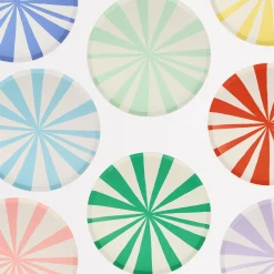 Mixed Stripe Side Plates - Big Multipack (x 48)>Meri Meri Discount