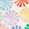Mixed Stripe Side Plates (x 8)>Meri Meri Best