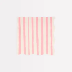 Mixed Stripe Small Napkins - Big Multipack (x 100)><noscript><img width=