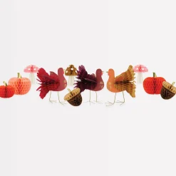 Mixed Thanksgiving Honeycomb Decorations (x 11)><noscript><img width=