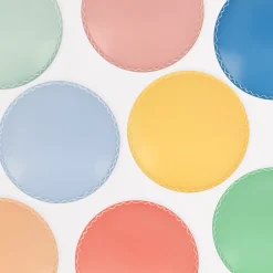 Mixed Wavy Line Dinner Plates (x 8)>Meri Meri Best