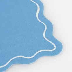 Mixed Wavy Line Large Napkins (x 16)><noscript><img width=