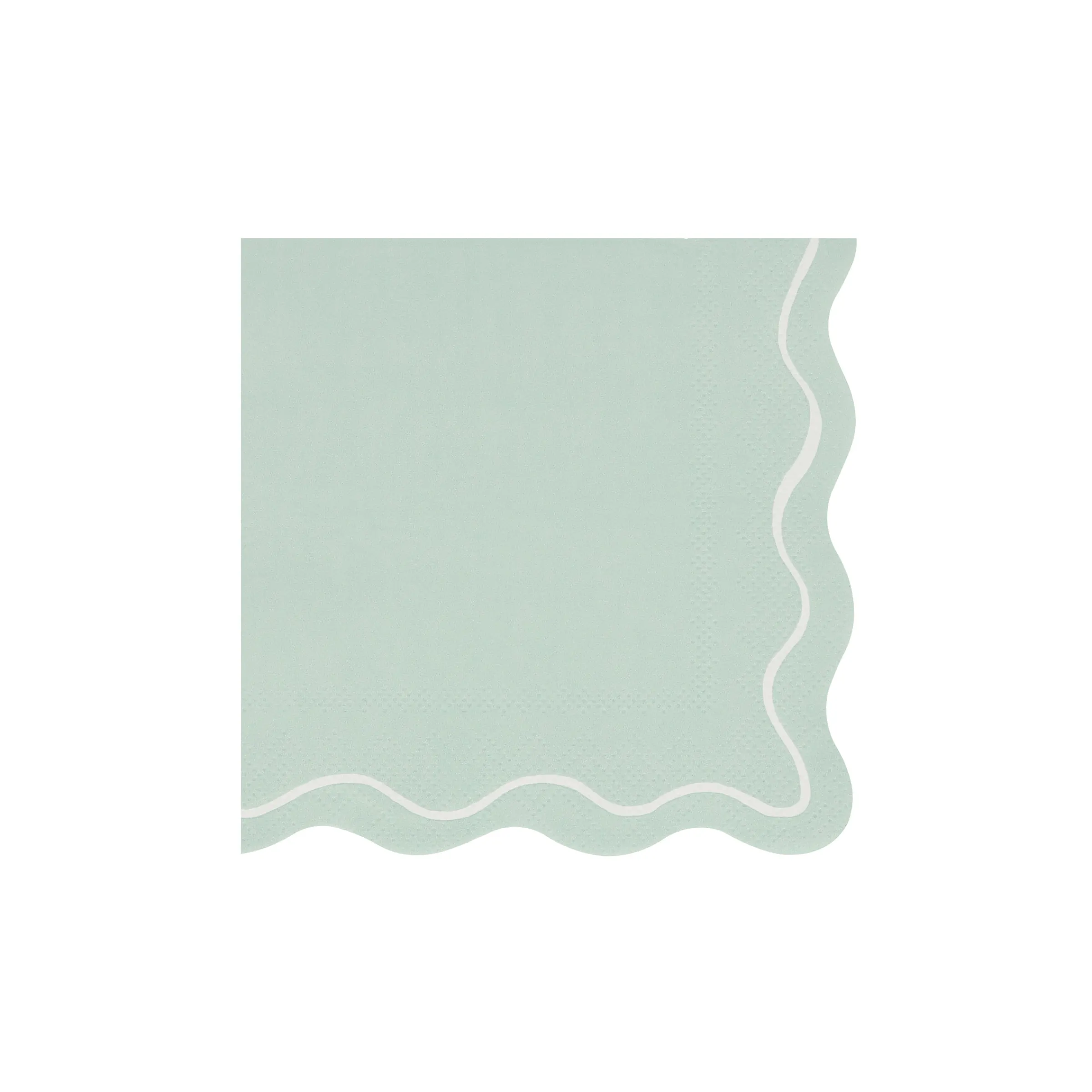 Mixed Wavy Line Small Napkins (x 16)>Meri Meri Clearance