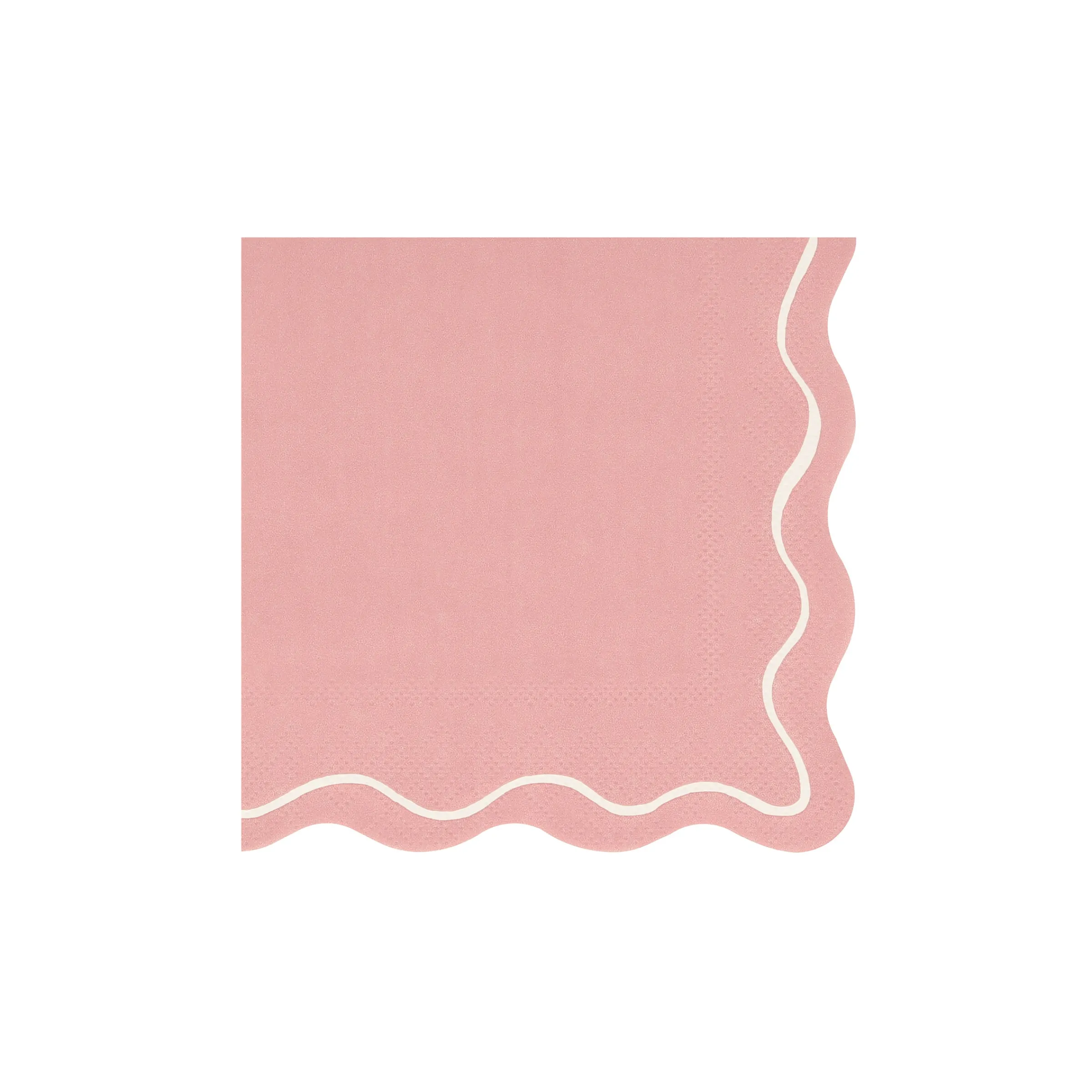 Mixed Wavy Line Small Napkins (x 16)>Meri Meri Clearance