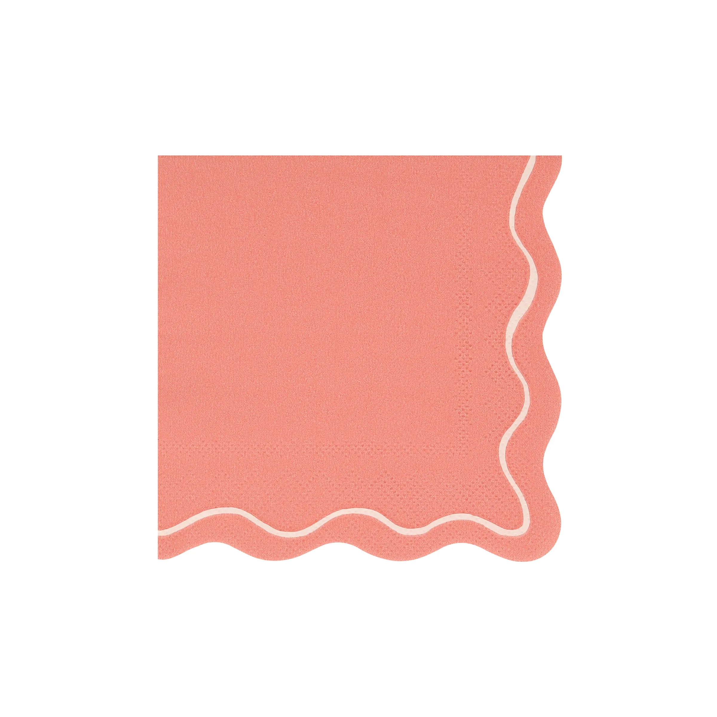 Mixed Wavy Line Small Napkins (x 16)>Meri Meri Clearance