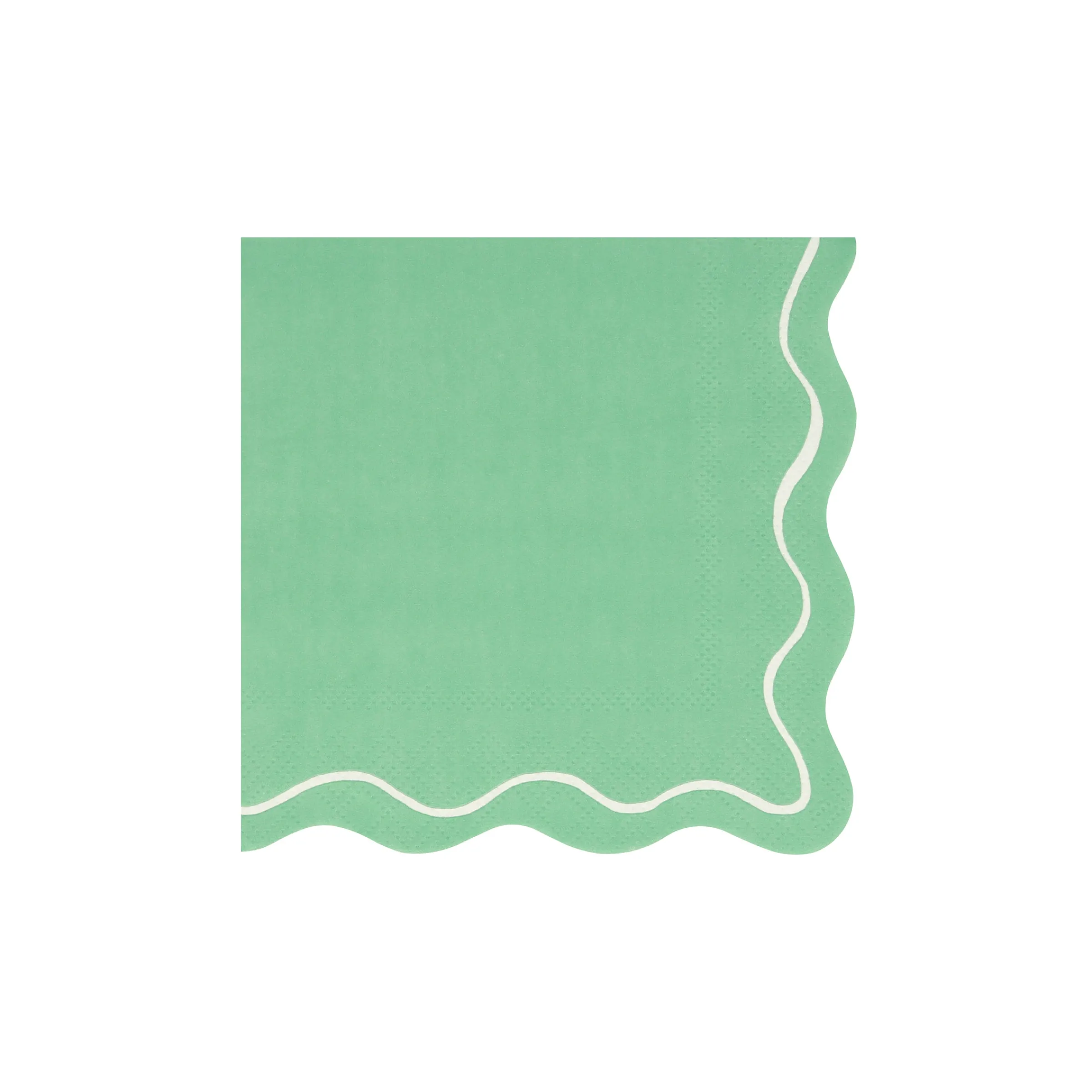 Mixed Wavy Line Small Napkins (x 16)>Meri Meri Clearance