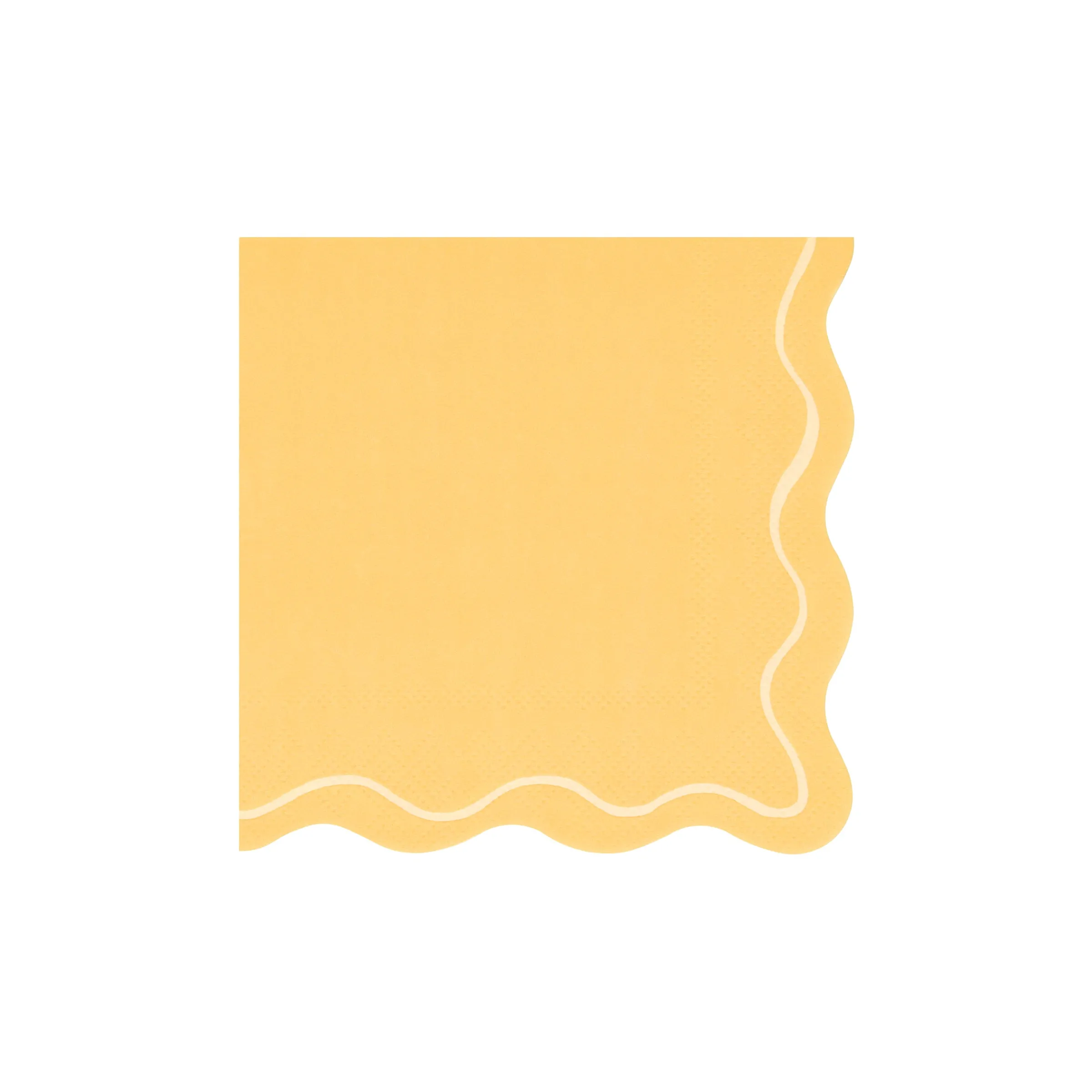 Mixed Wavy Line Small Napkins (x 16)>Meri Meri Clearance