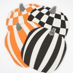 Mod Pattern Pumpkin Napkins (x 16)>Meri Meri Clearance