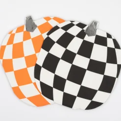 Mod Pattern Pumpkin Napkins (x 16)><noscript><img width=