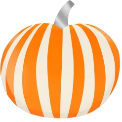 Mod Pattern Pumpkin Plates (x 8)><noscript><img width=
