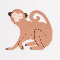 Monkey Napkins (x 16)>Meri Meri Online